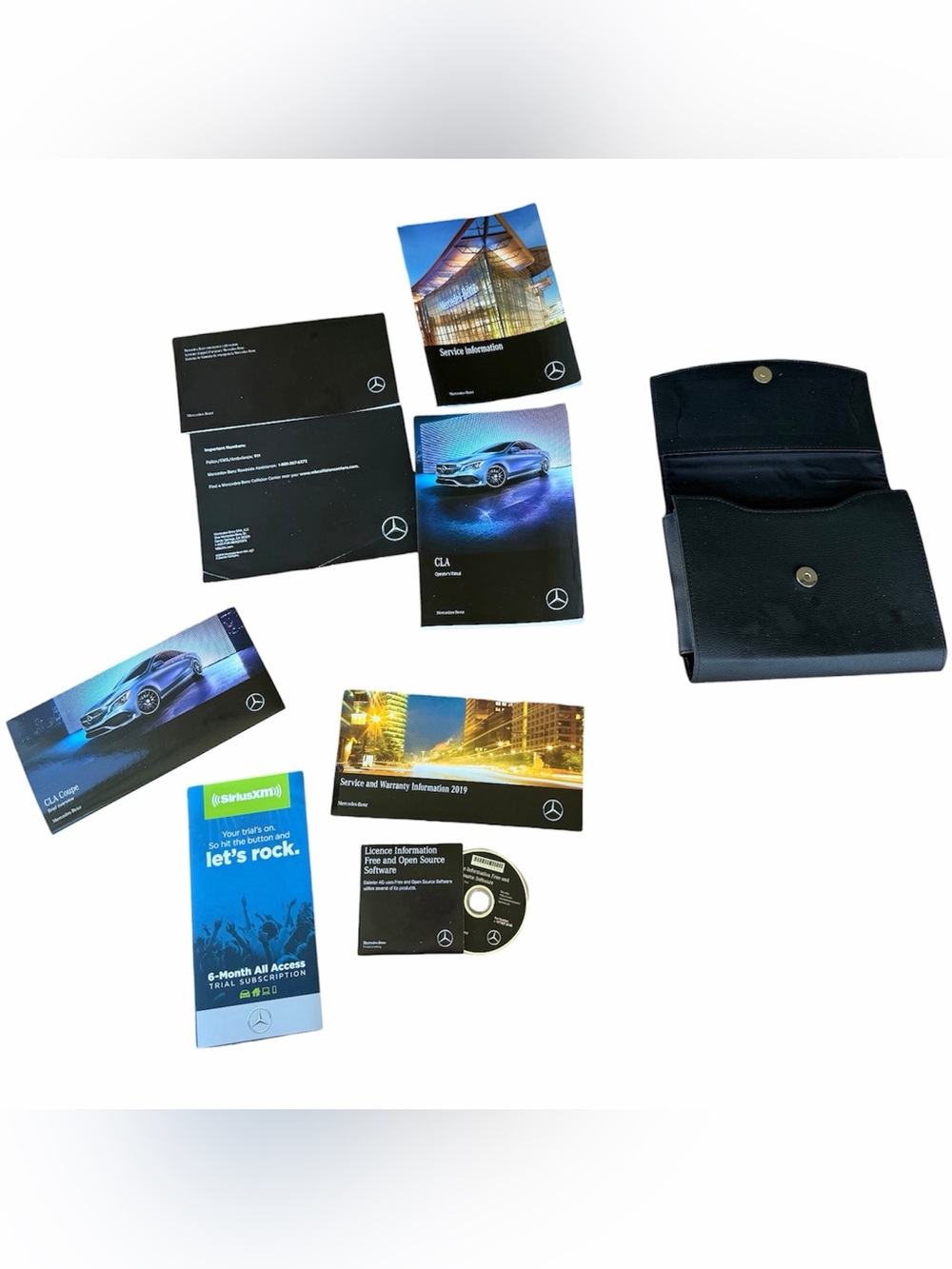 2019 Mercedes-Benz CLA250 CLA Coupe Owners Manual Set Case Books OEM